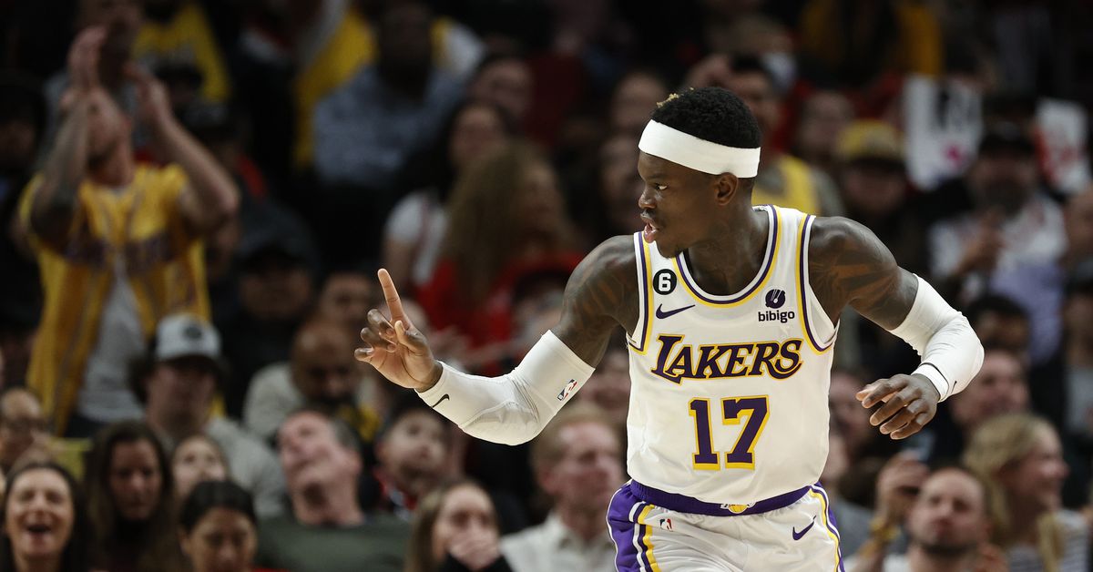 Dennis Schrader reacts awkwardly to Lakers’ Rui Hachimura trade