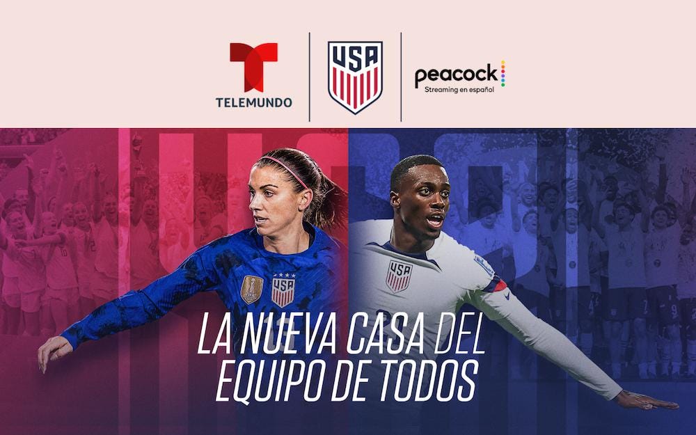 Telemundo becomes Spanish-speaking home of US National Soccer Team on multi-year deal