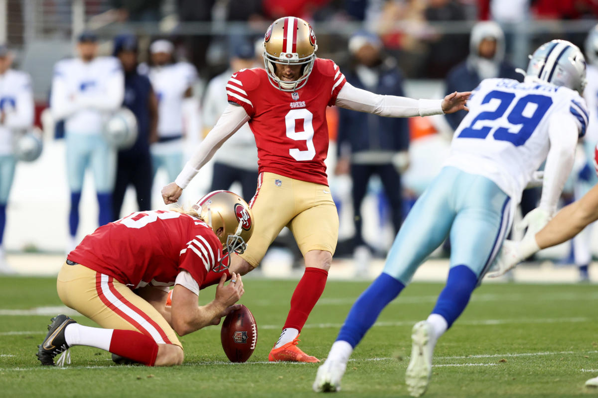 Robbie Gould helps 49ers reach NFC title game by maintaining perfection