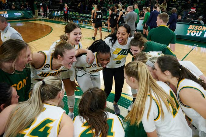 NDSU women’s basketball head home against Denver and Omaha