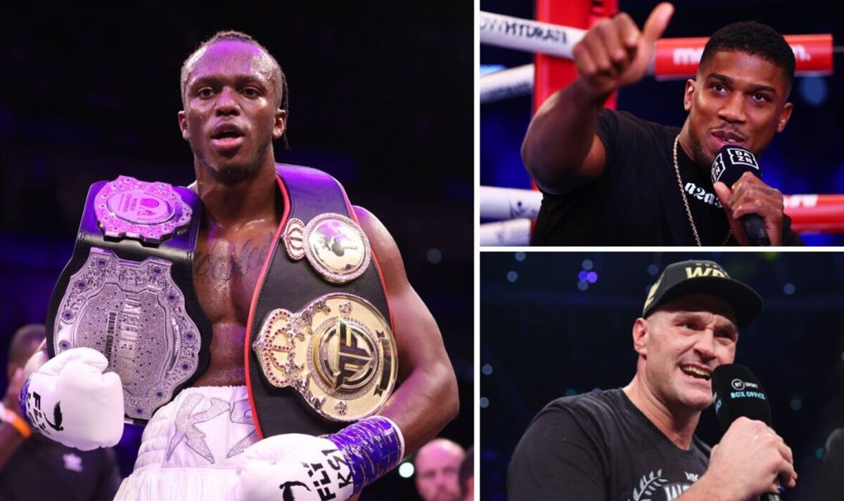 Every Word Anthony Joshua And Tyson Fury Spoken About KSI Because YouTubers Look To Boxing Glory | Boxing | Boxing Sports