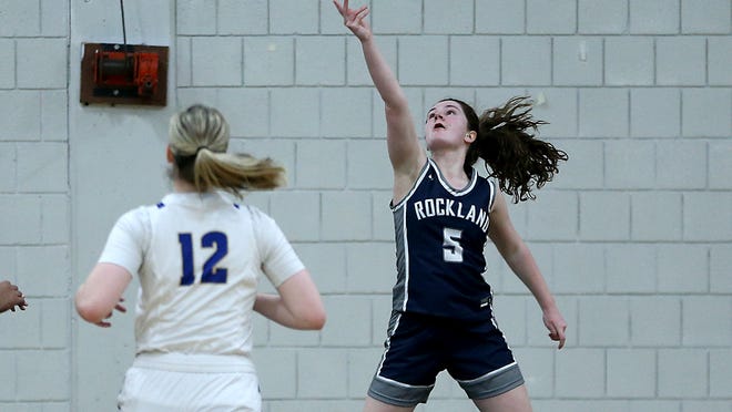 Rockland High Girls Basketball Hand Nowell First League Loss