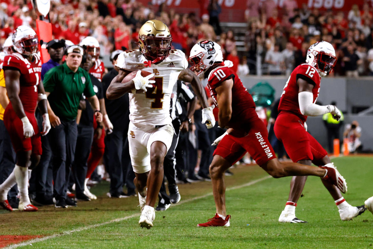 Boston College WR Zee Flowers