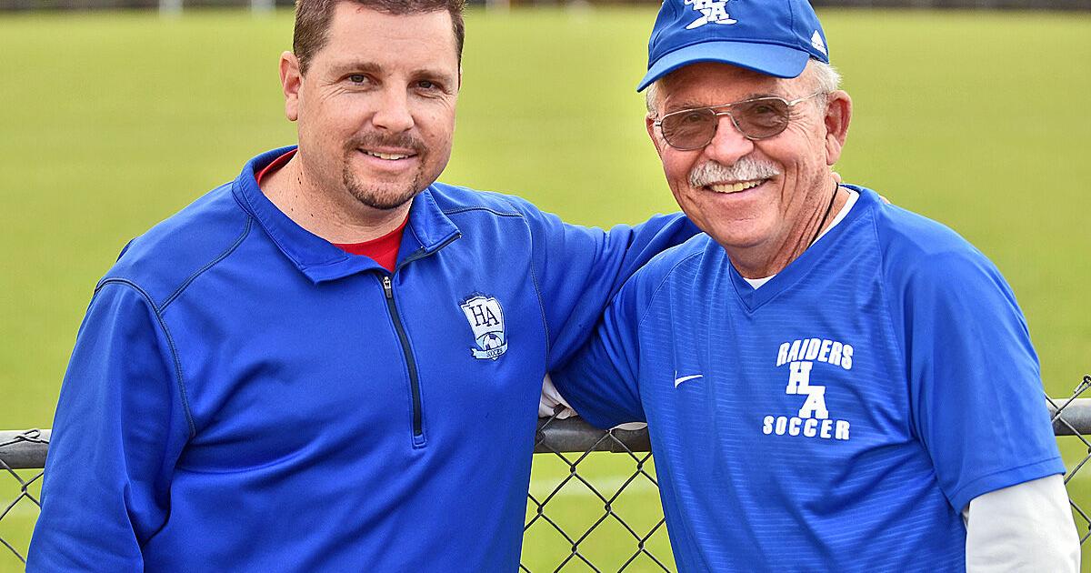 New HA soccer coach Brian Jackson cherishes having his dad by his side