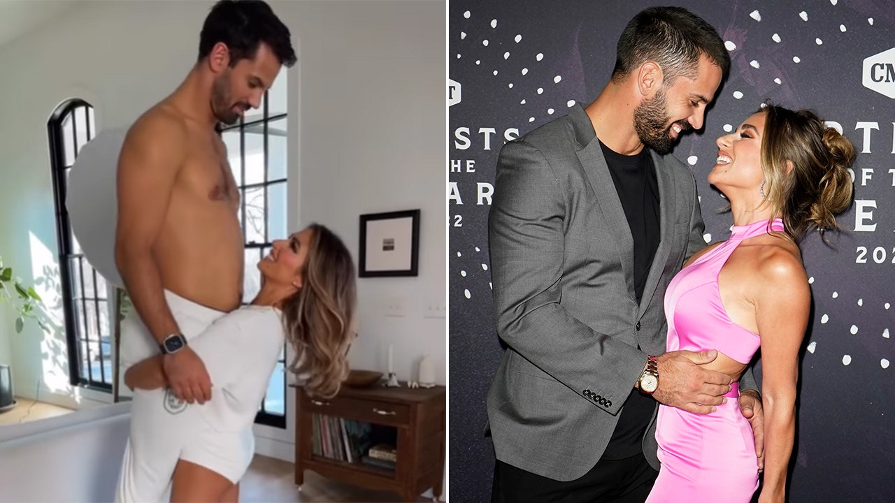 Jesse James Decker lifts former NFL star husband Eric Decker in PDA-filled video: ‘I like big boys’