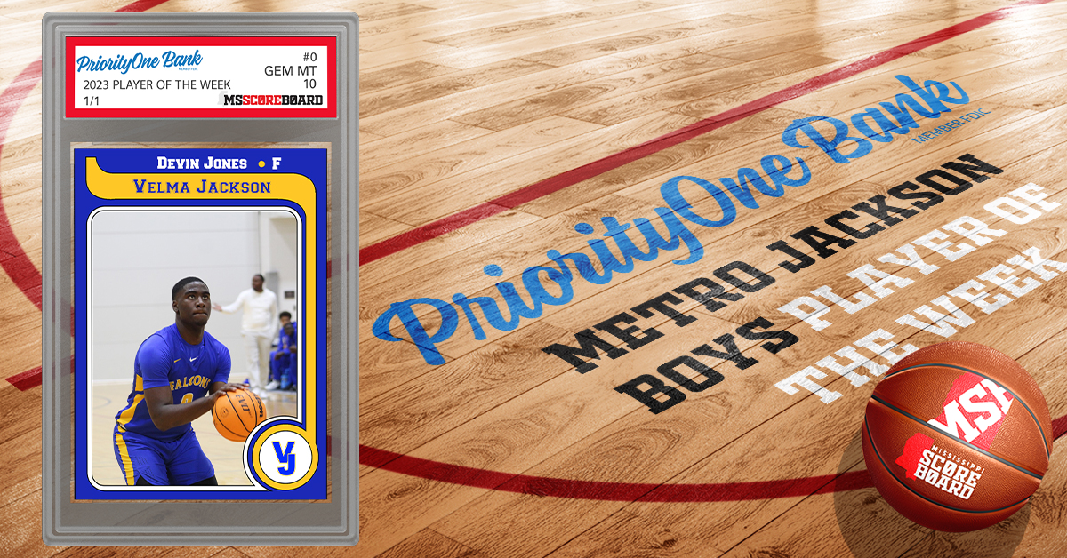 PriorityOne Bank Metro Jackson Boys Basketball Player of the Week 1-19-23