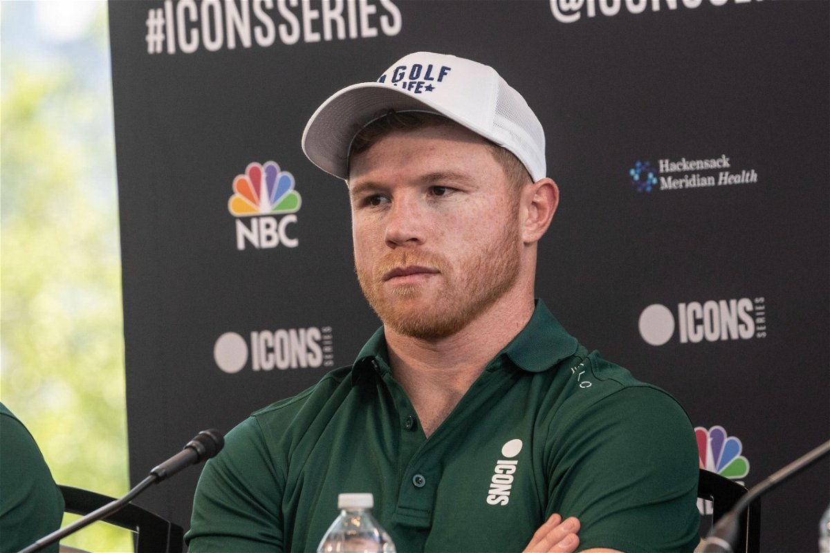 ‘He’s scared of Jake Paul’: Canelo Alvarez ripped to pieces as latest training clip after hand surgery elicits violent reaction from boxing world