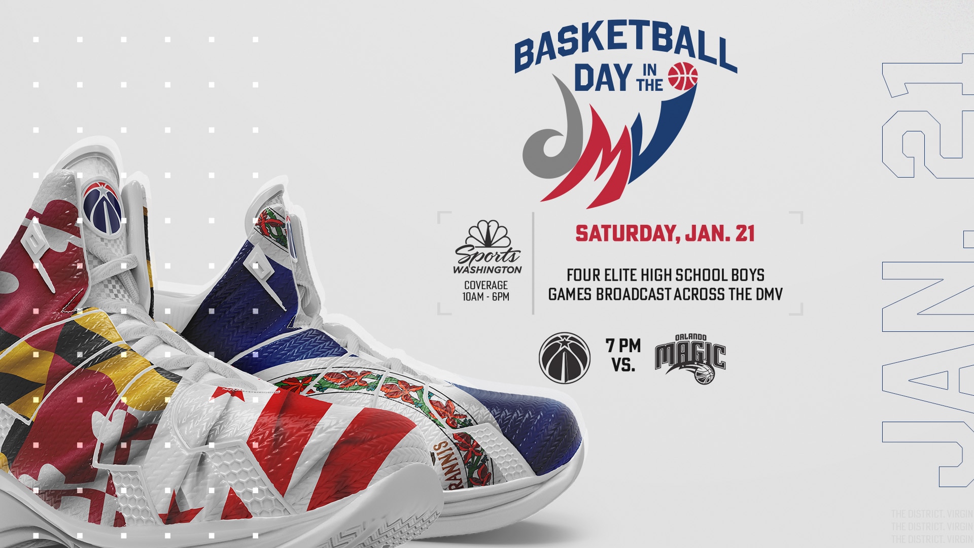 Washington Wizards and NBC Sports Washington Partner to Host “Basketball Day at the DMV”