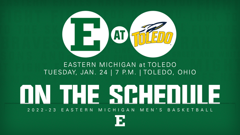 MBB Set to Meet Toledo, Jan. 24, on CBS Sports network