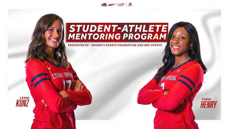 Volleyball Players Tori Henry and Leoni Kunz Named to Women’s Sports Foundation/NBC Sports Sorority Athlete Mentoring Program