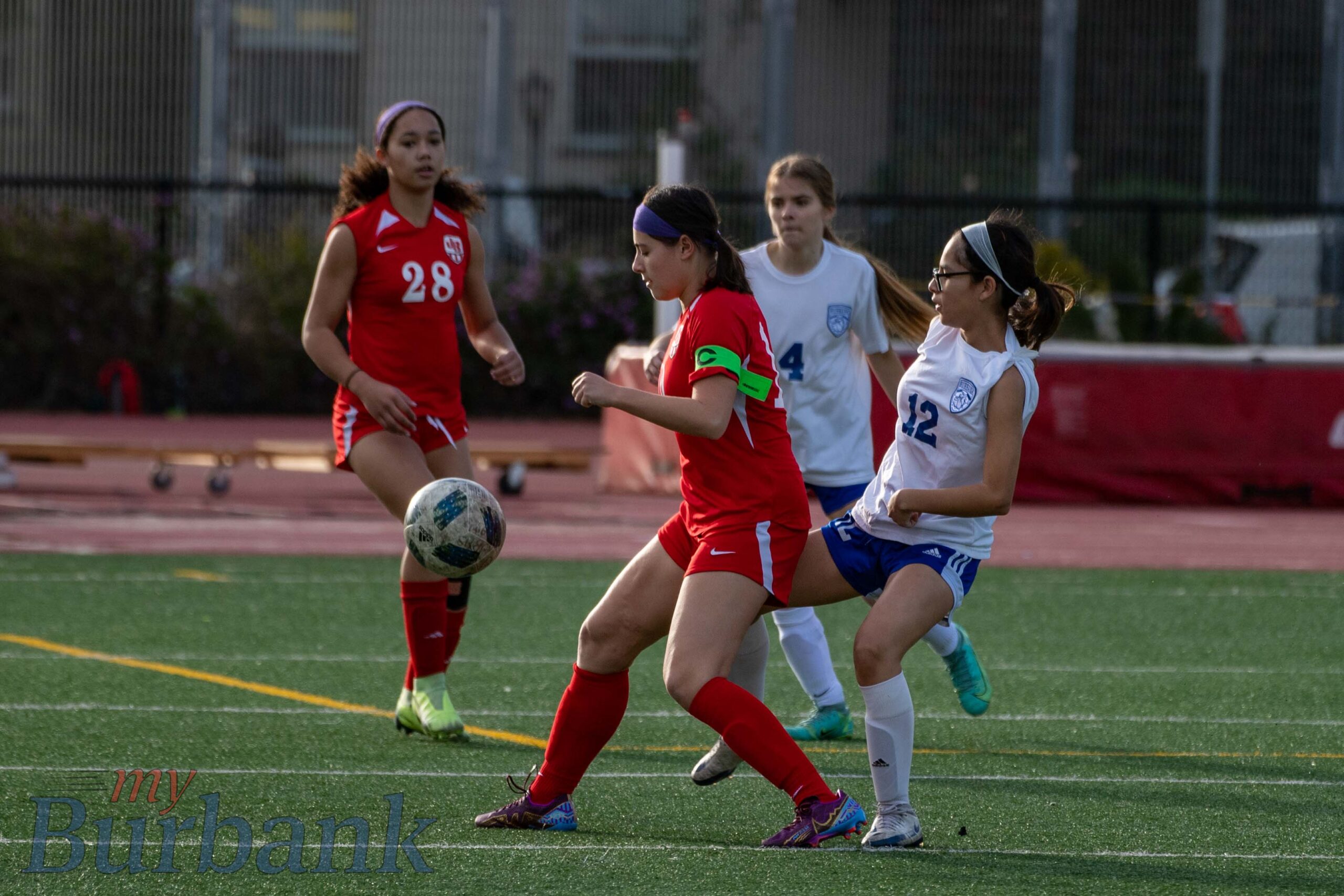 Burroughs Girls Soccer beat Burbank 4-0