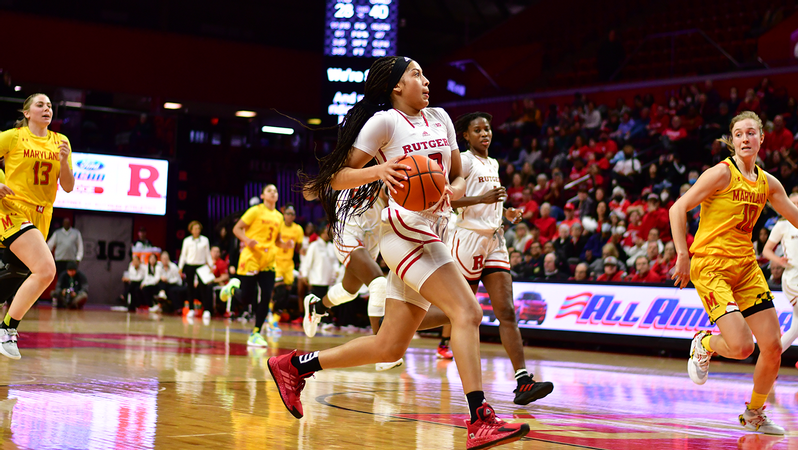 Smikle Records Career Day as Women’s Basketball Falls to No. 16/17 Maryland