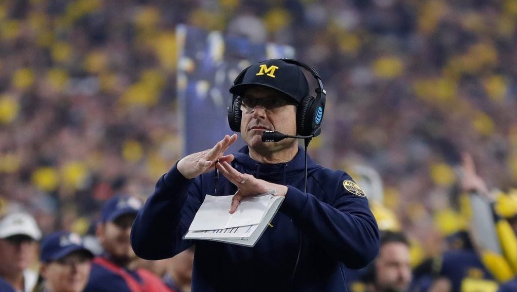 Jim Harbaugh won’t jump to the NFL now, but he left the door open