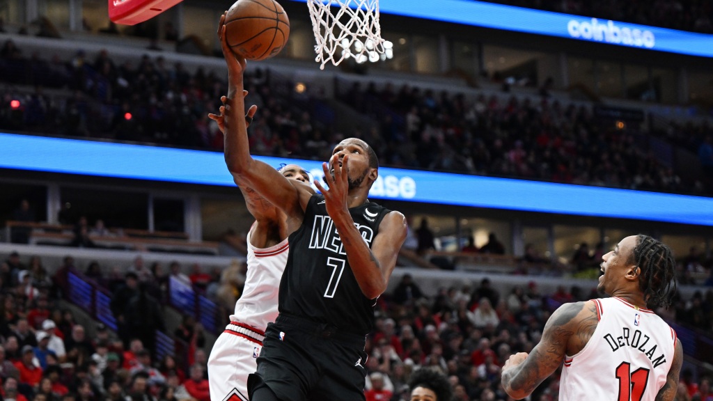 Nets’ Kevin Durant says NBA ‘always on the radar’ after loss to Bulls