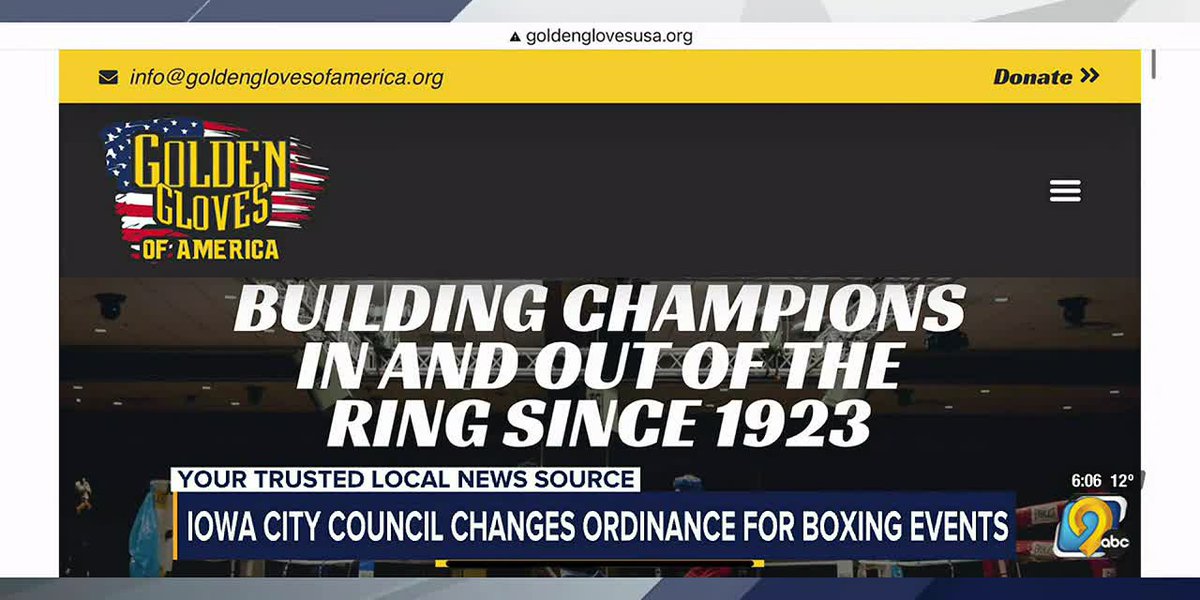 Iowa City moves to change ordinance banning licensed establishments from hosting amateur boxing events