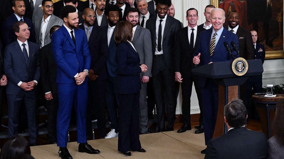 Golden State Warriors return to White House as NBA champions after avoiding Trump