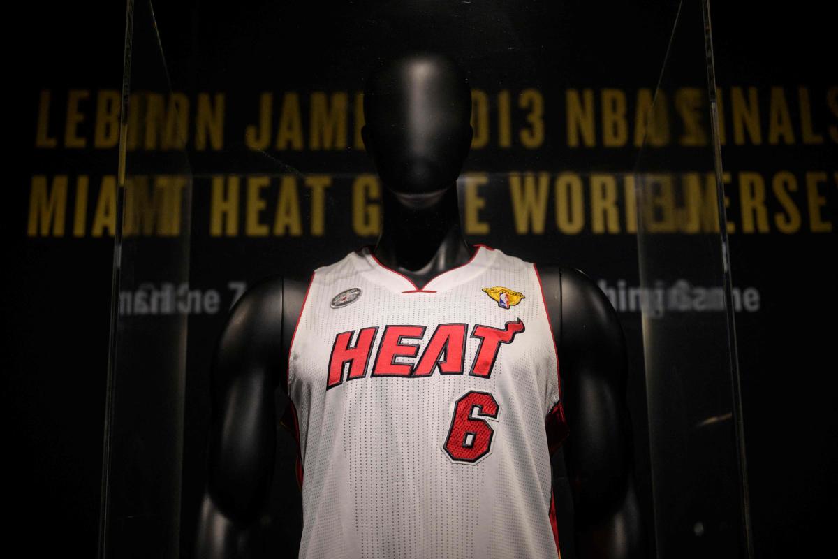 LeBron James’ Heat jersey from 2013 NBA Finals sells for $3.68 million at auction