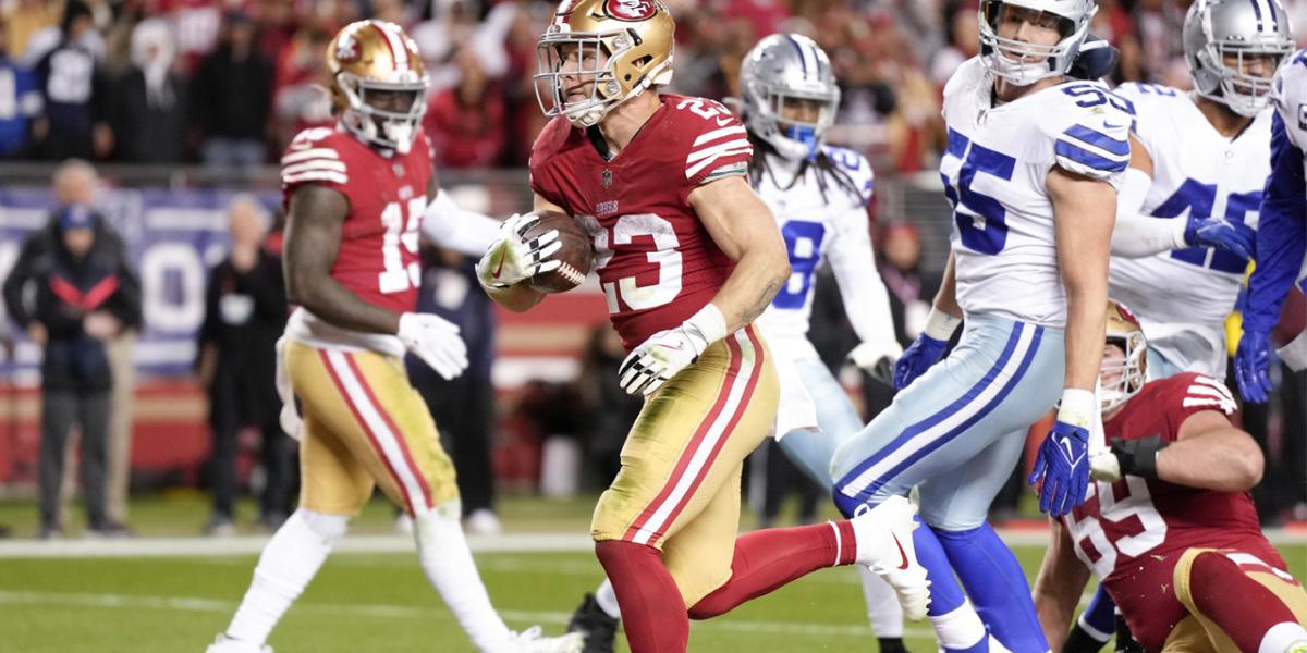 Christian McCaffrey matches Terrell Owens’ impressive 49ers-Cowboys win streak