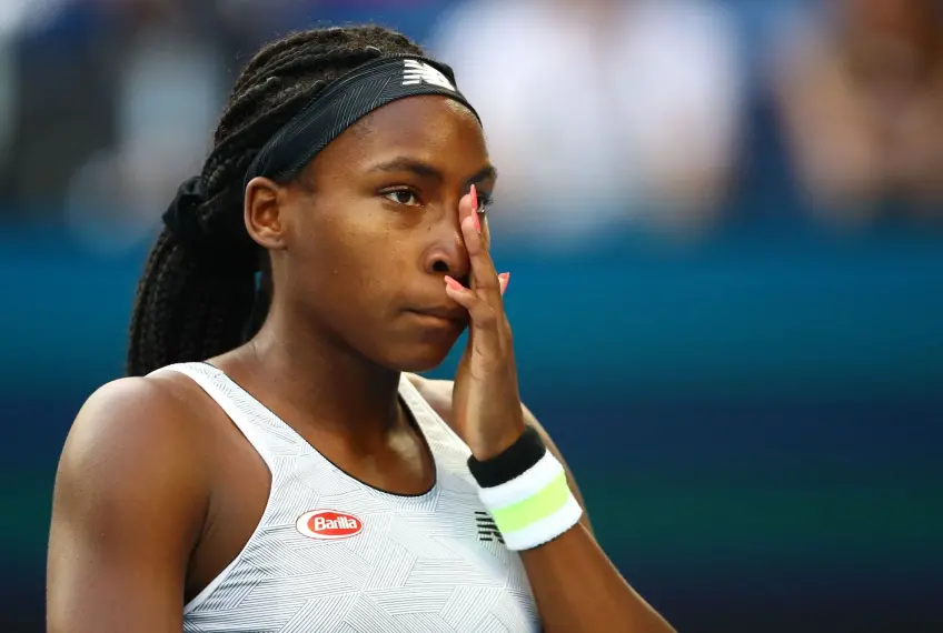 Cori Gauff prays for Dummer Hamlin after a horror scene on the NFL field