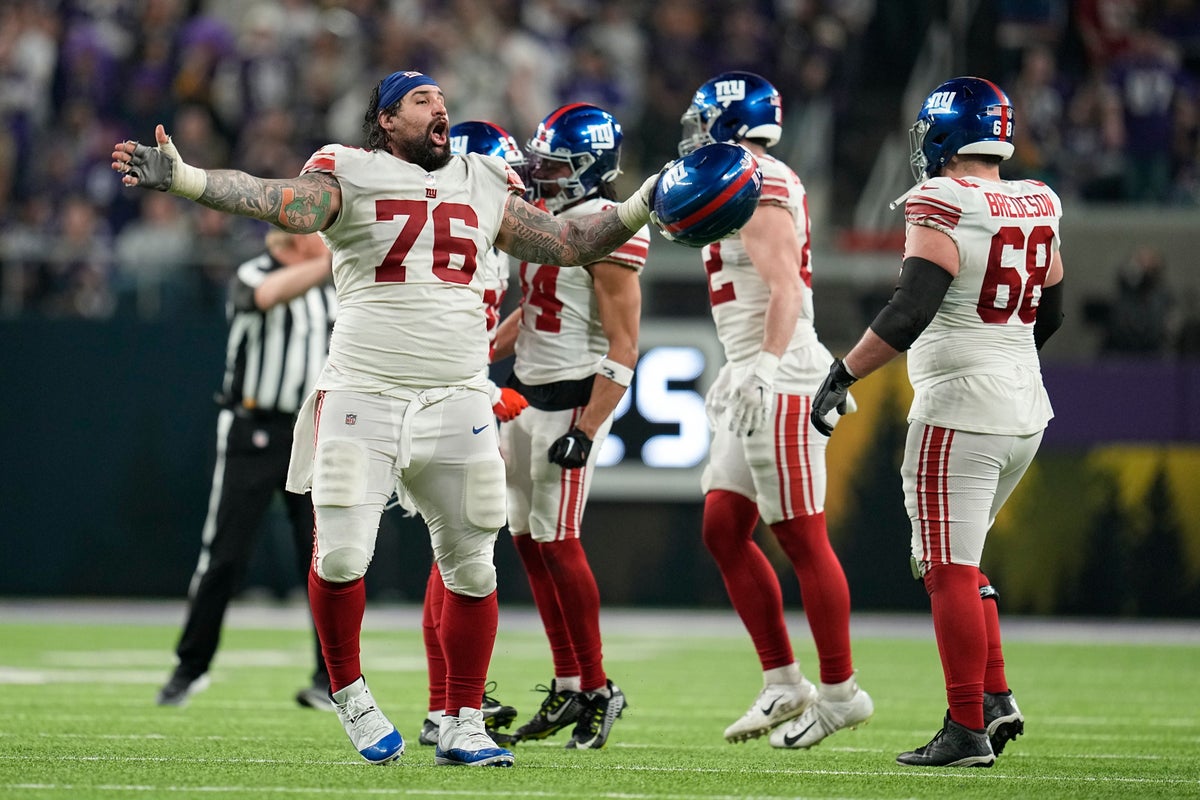 New York Giants defeat Minnesota Vikings to end long wait for NFL playoff win