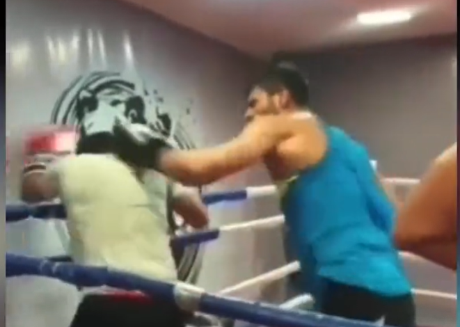 ‘Which boxing gym will allow this nonsense?’ Real-life David vs. Goliath fight sparks controversy