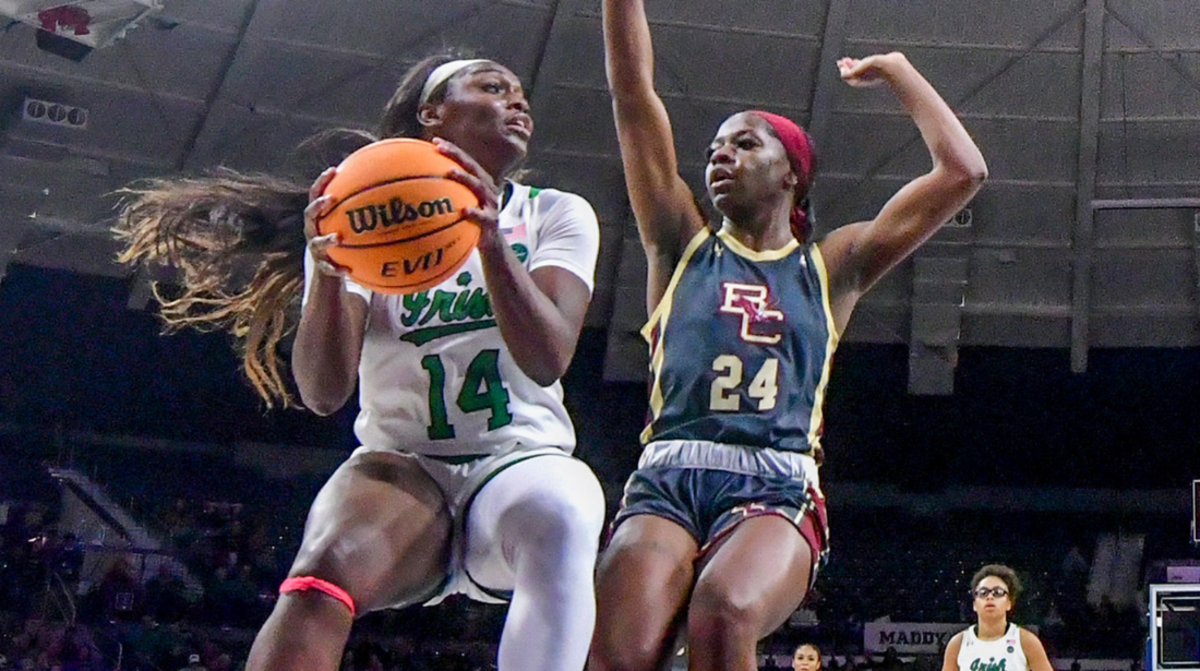 Notre Dame Women’s Basketball Cruise beats Boston College 85-47