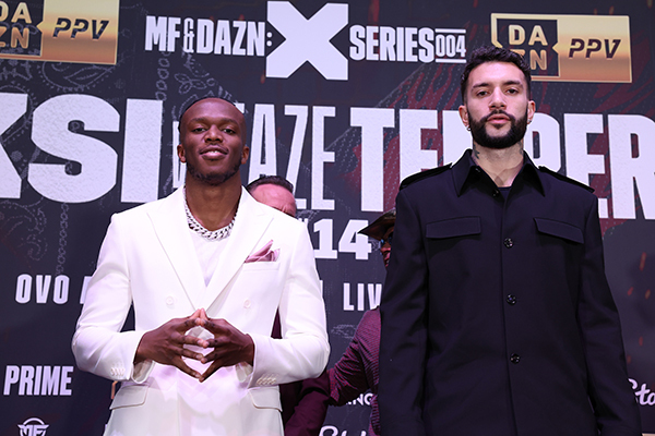 KSI vs FaZe Temperrr, London DAZN Undercard Weigh-in Results