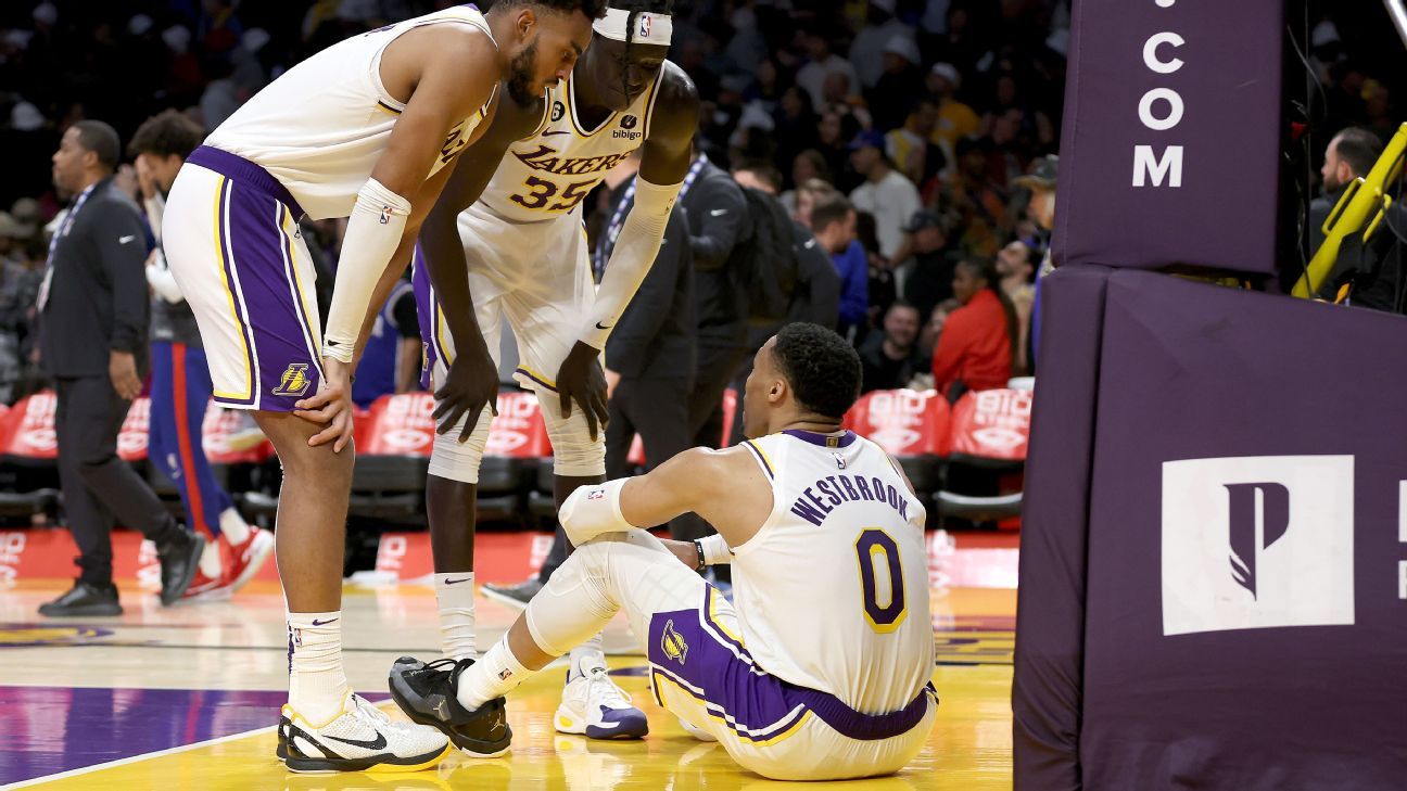 Russell Westbrook says Joel Embiid fouled him on botched final possession