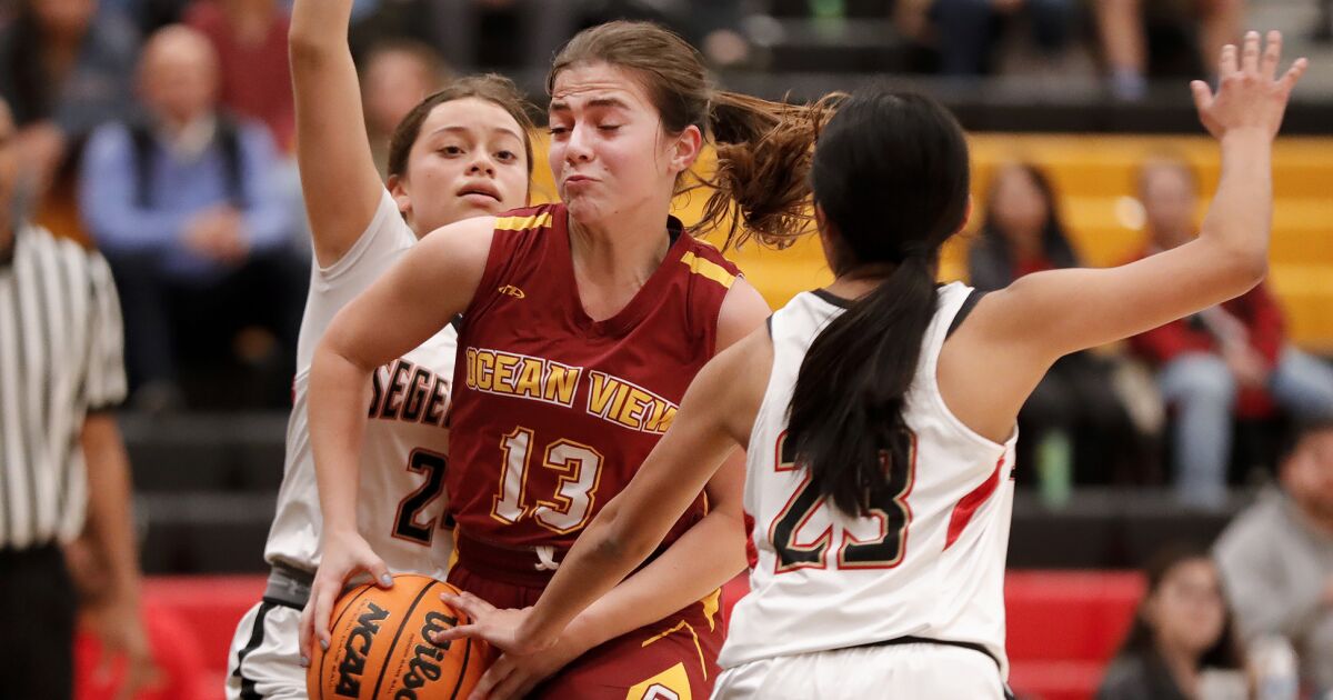 Women’s basketball at Ocean View struggles at Segerstrom, ties for second in Golden West League