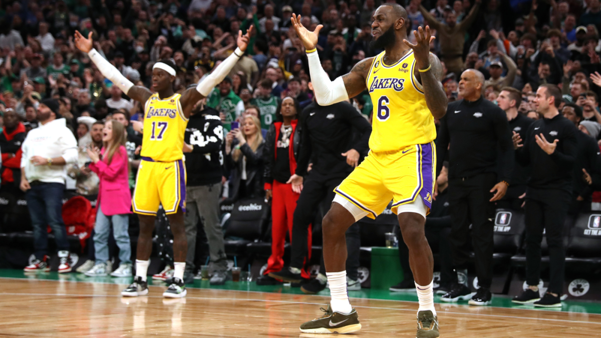 The Lakers, LeBron, were stunned after failing to score the game-winning free-throw shot against the Celtics.Referee Allows Blown Call