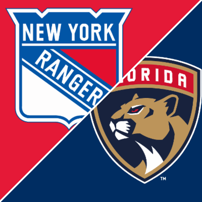 Florida Panthers Vs New York Rangers nhl logo