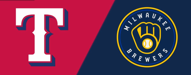 Texas Rangers vs. Milwaukee Brewers mlb