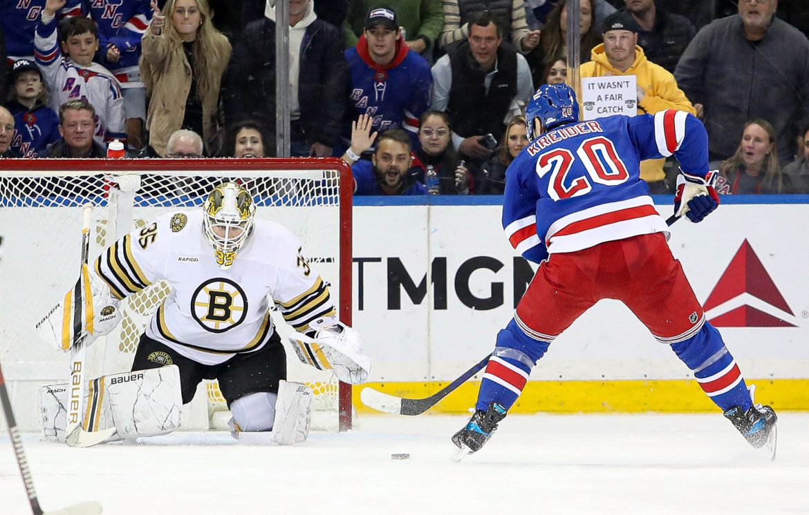 Garden Warfare: Bruins and Rangers Clash in Manhattan