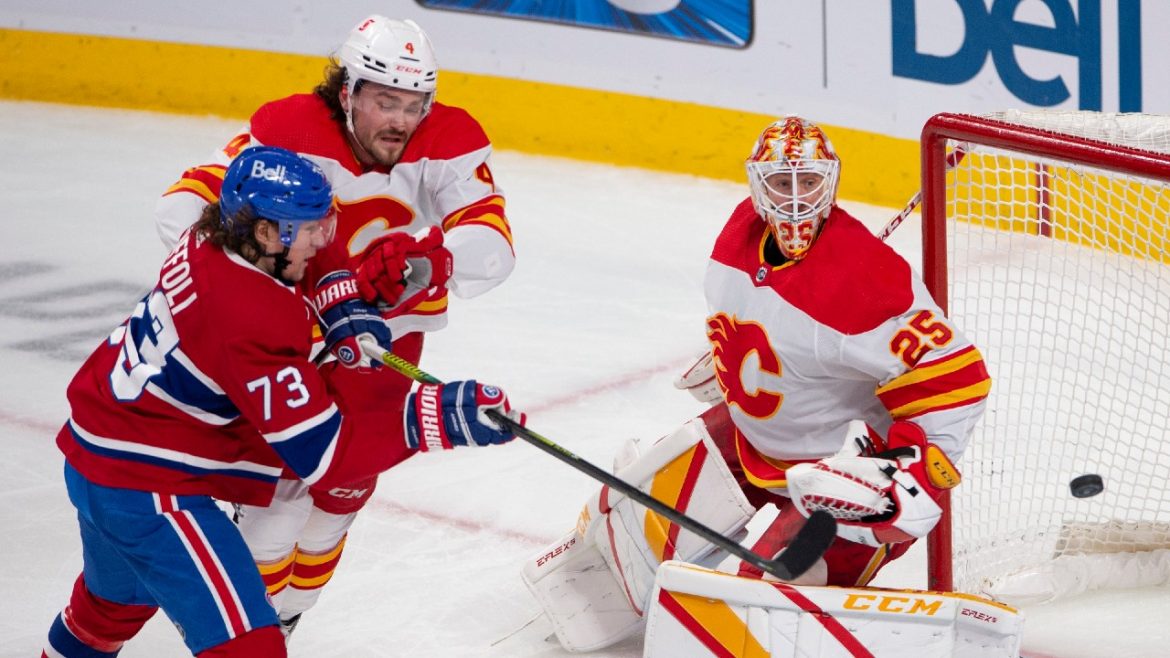 Battle of the North: Canadiens Storm the Saddledome!