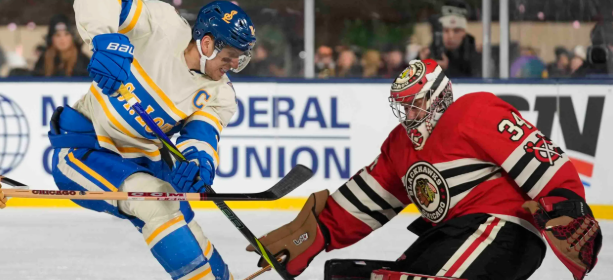 Data-Driven Insight: Can the Blues Hold Off the Blackhawks at Home?
