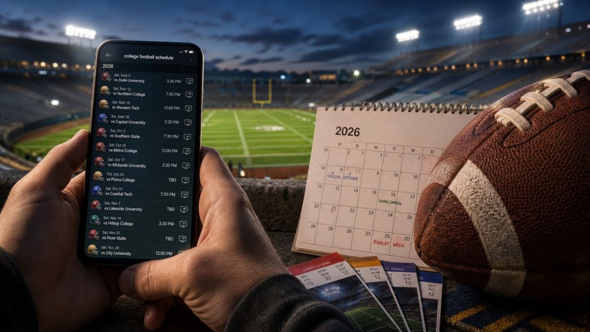 College Football Schedule Searches Rise as 2026 Season Approaches