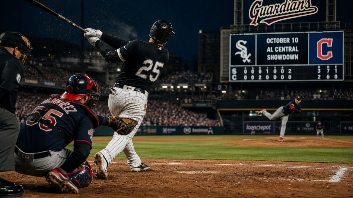 White Sox-Guardians Game Story Published by MLB After Oct. 10 Matchup