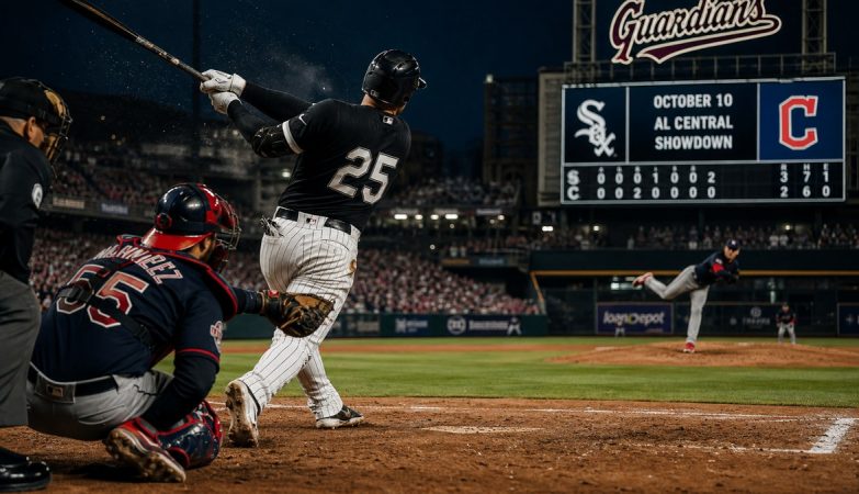 White Sox-Guardians Game Story Published by MLB After Oct. 10 Matchup