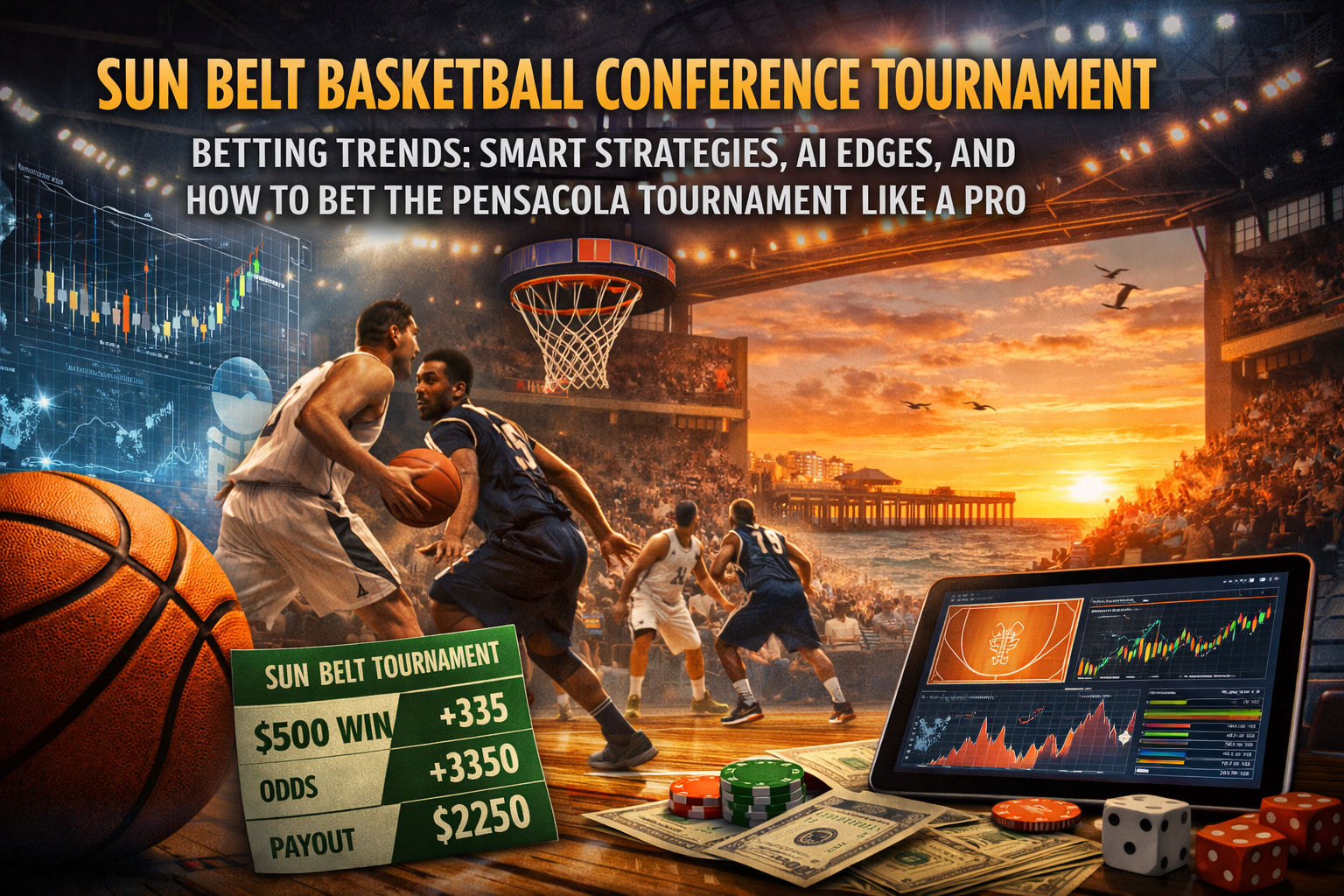 Sun Belt Basketball Conference Tournament Betting Trends: Smart Strategies, AI Edges, and How to Bet the Pensacola Tournament Like a Pro