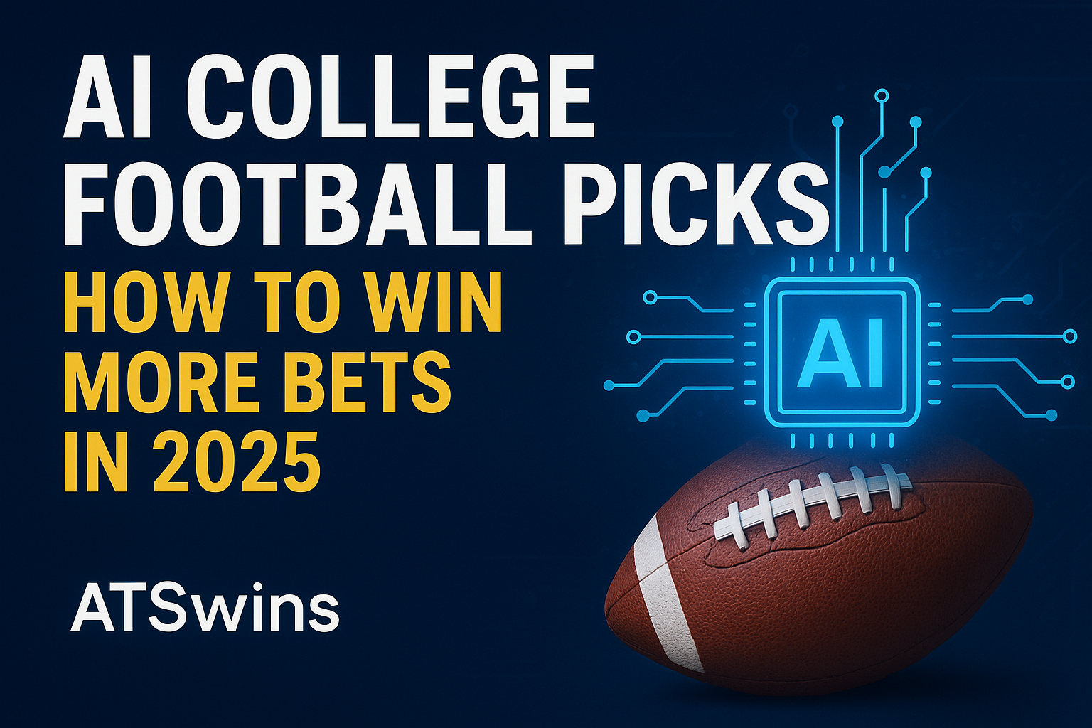 AI College Football Picks - How to Win More Bets in 2025
