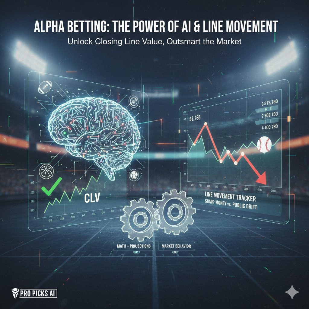 AI Sports Picks With Line Movement Tracking - How To Hit CLV
