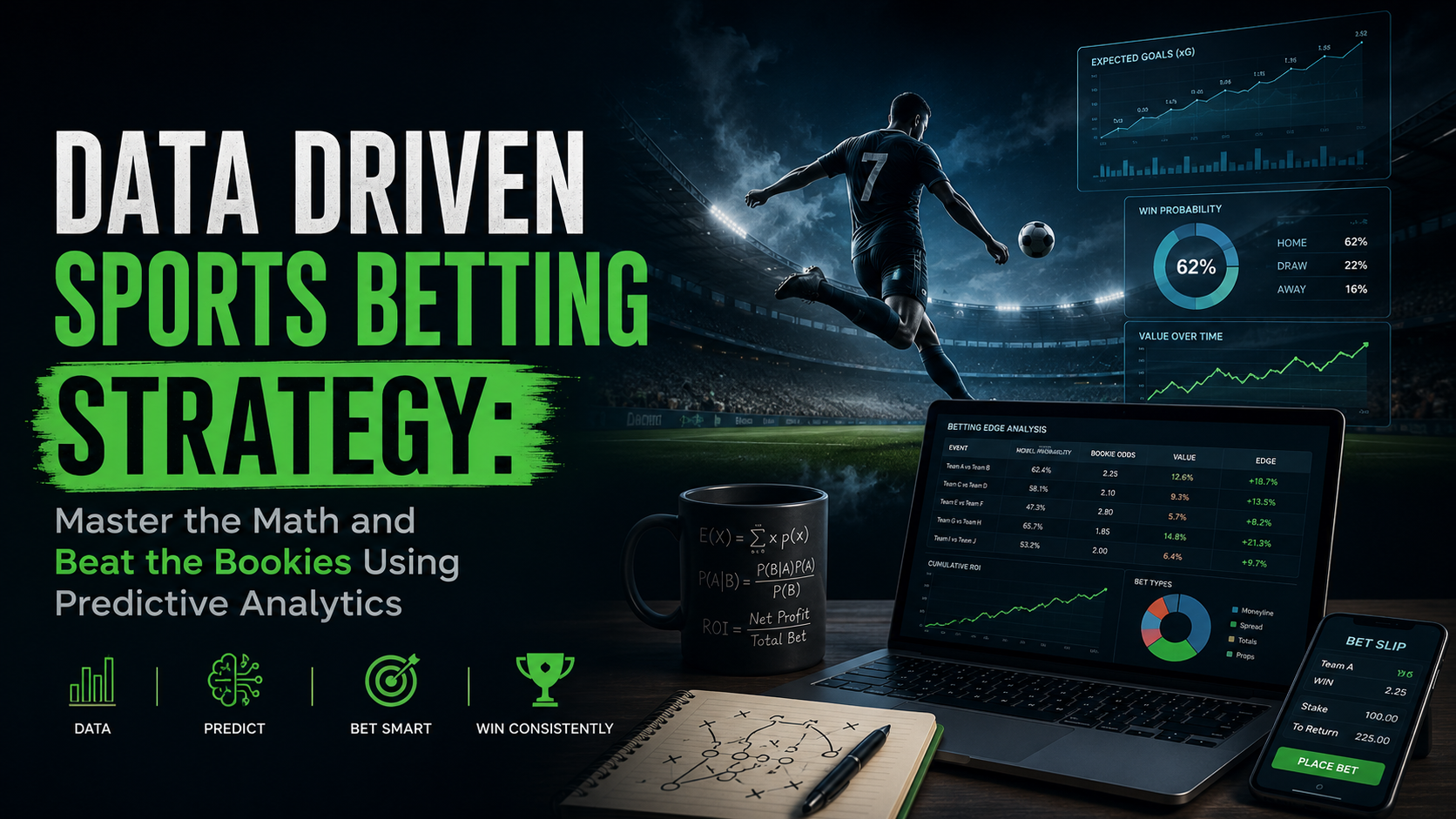 Data Driven Sports Betting Strategy: Master the Math and Beat the Bookies Using Predictive Analytics