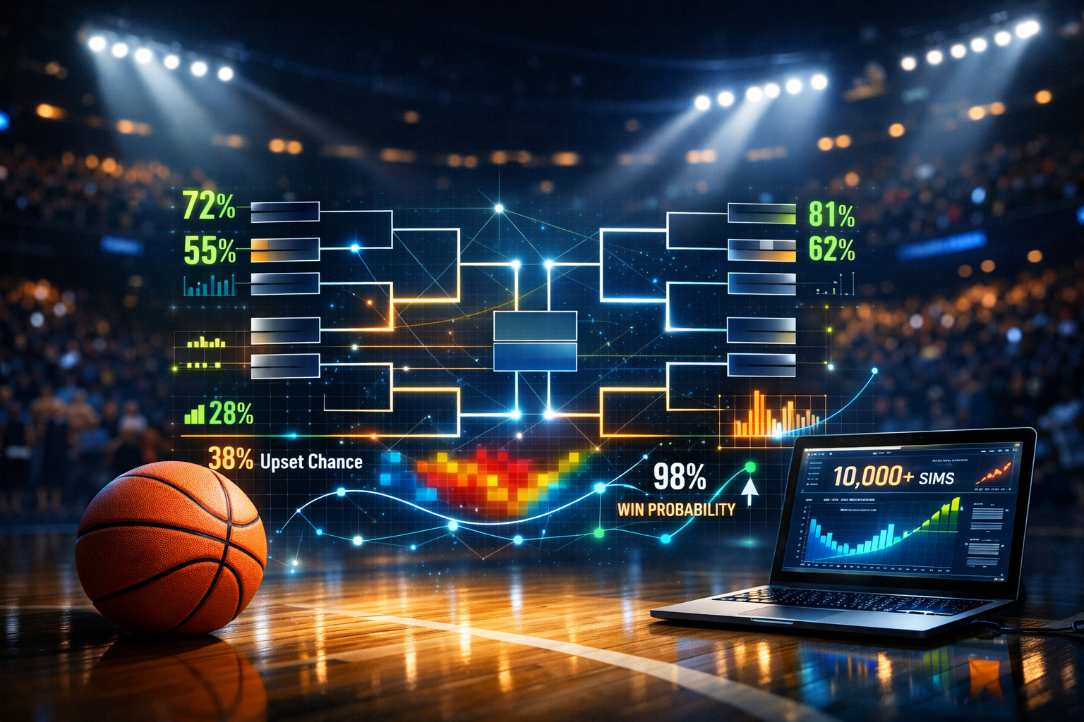 March Madness Bracket Edge Detection: Data-Driven Strategy, AI Simulation, and Pool Equity Tactics to Win Your 2026 NCAA Tournament Bracket Pool