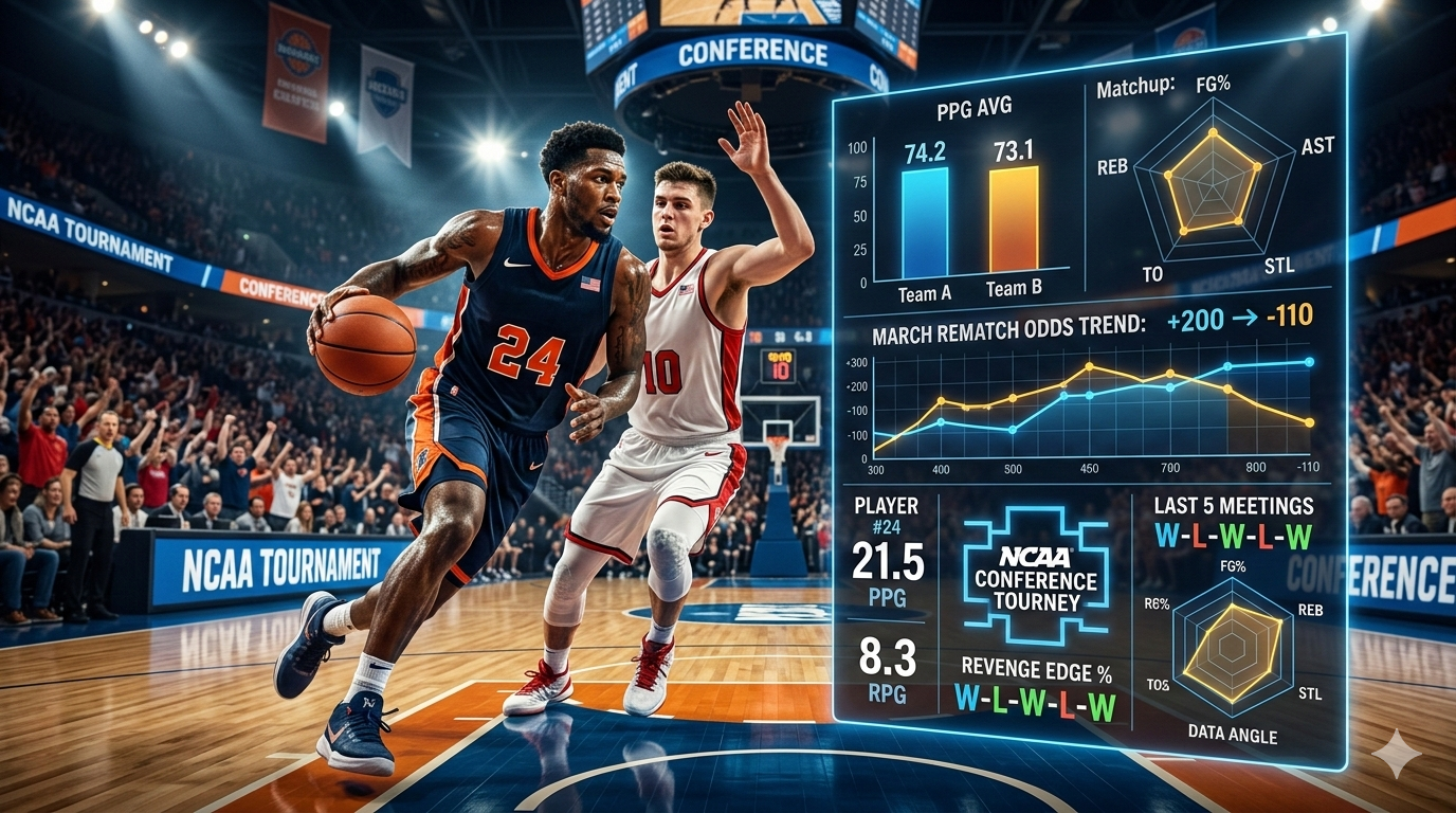 Men's Ncaa Conference Tournament Revenge Game Betting Angle - How to use it