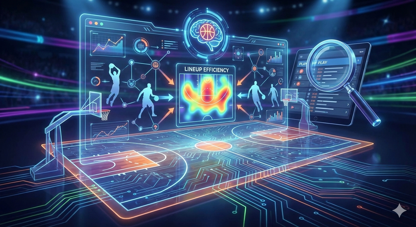 NBA Lineup Efficiency Prediction Algorithm That Accurately Forecasts Team Performance and Matchup Outcomes