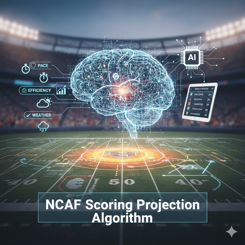 NCAAF Scoring Projection Algorithm: A Data-Driven Guide to Predicting College Football Scores