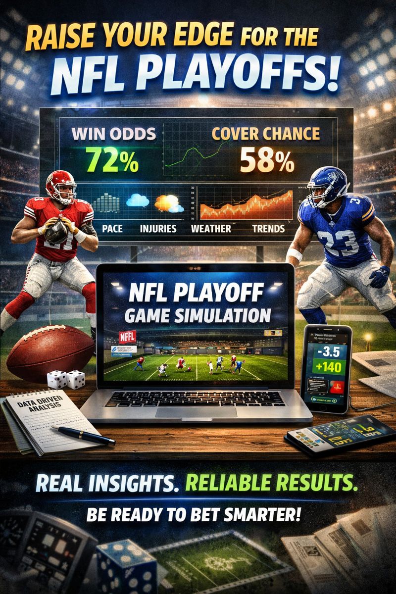 Beat the Market with an NFL Playoff Game Simulation: How to Predict Win Odds Accurately