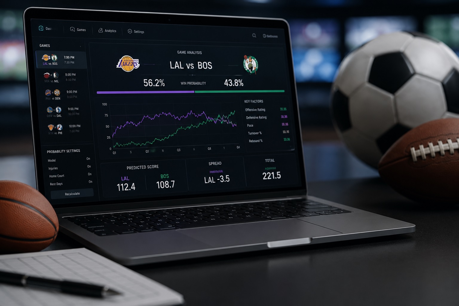 Setting Fair Odds with Sports Probability Analysis Software