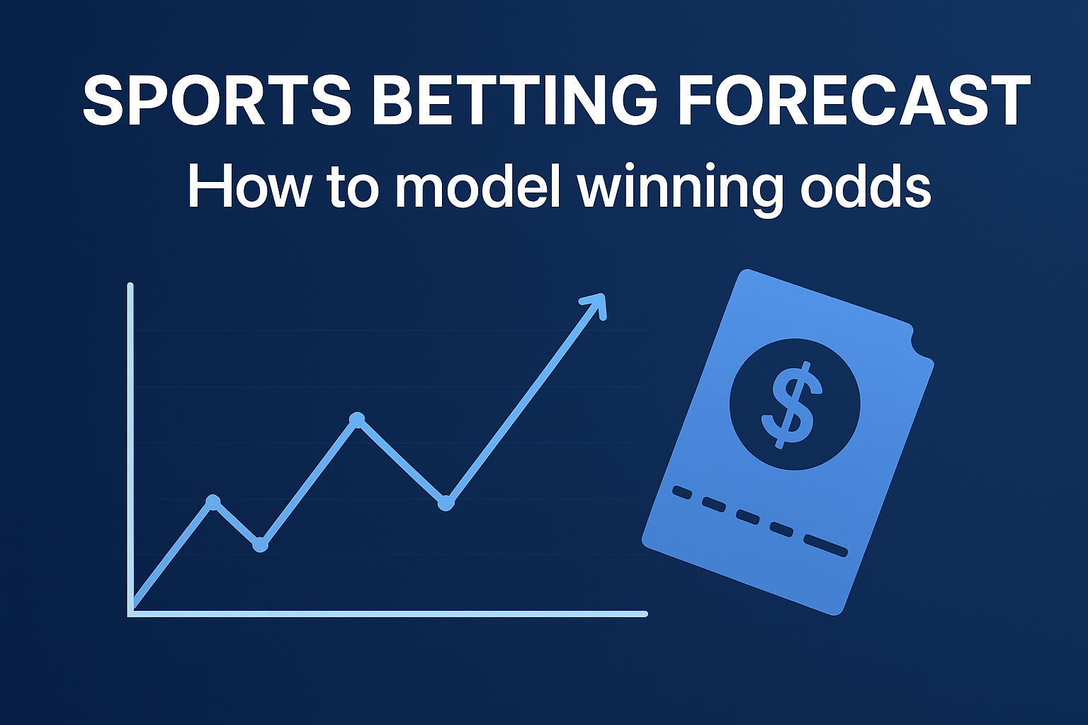 sports betting forecast model - How to model winning odds