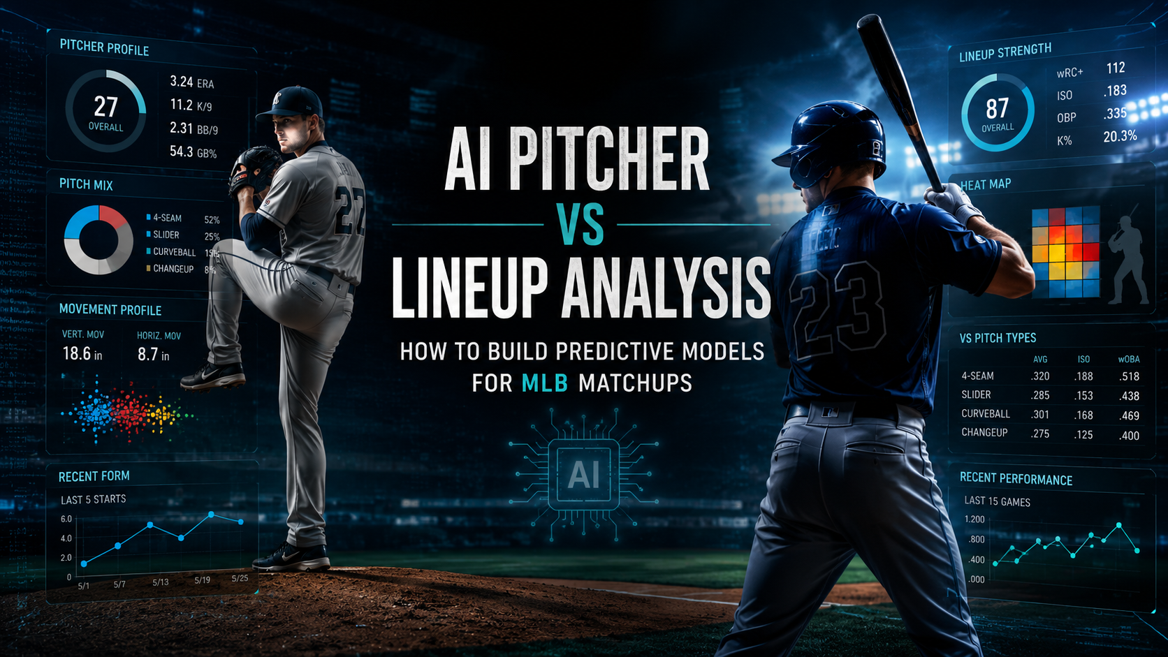 AI Pitcher vs Lineup Analysis: How to Build Predictive Models for MLB Matchups